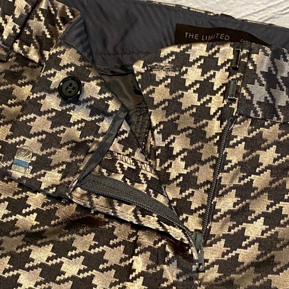 THE LIMITED Cassidy Fit Slacks in Metallic Bronze Brown Ankle Pants - Sz 12 - Picture 8 of 11